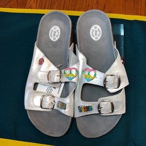 Read My Feet Sandal Mule Slip On